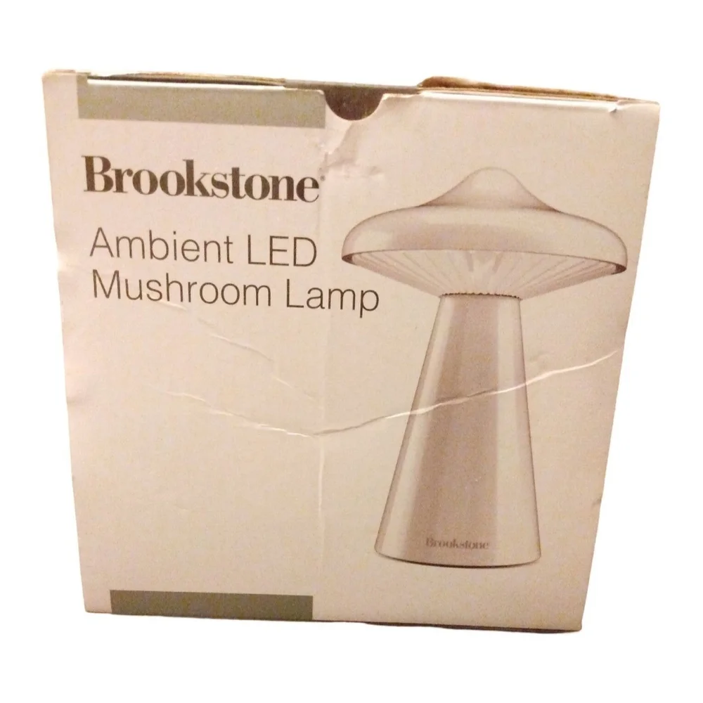 Brookstone Ambient LED Mushroom Lamp
